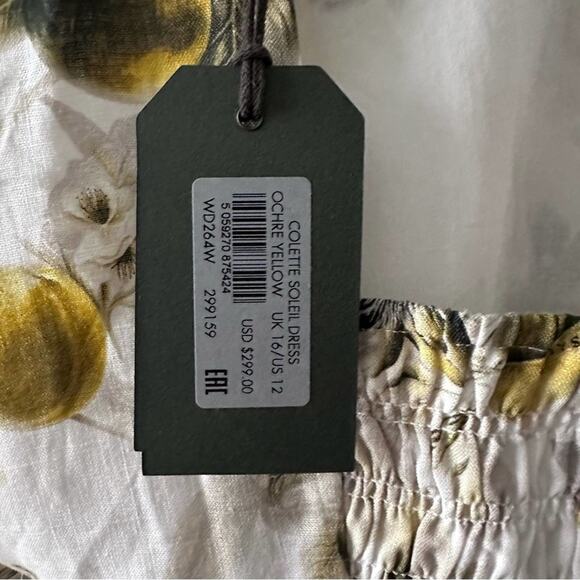 NWT AllSaints Colette Soleil Cutout Linen Minidress - Picture 5 of 16